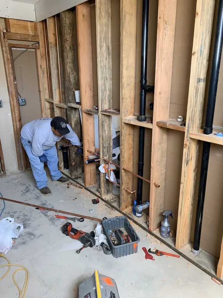 Commercial rough-in plumbing for Gas Line Repair in Cully